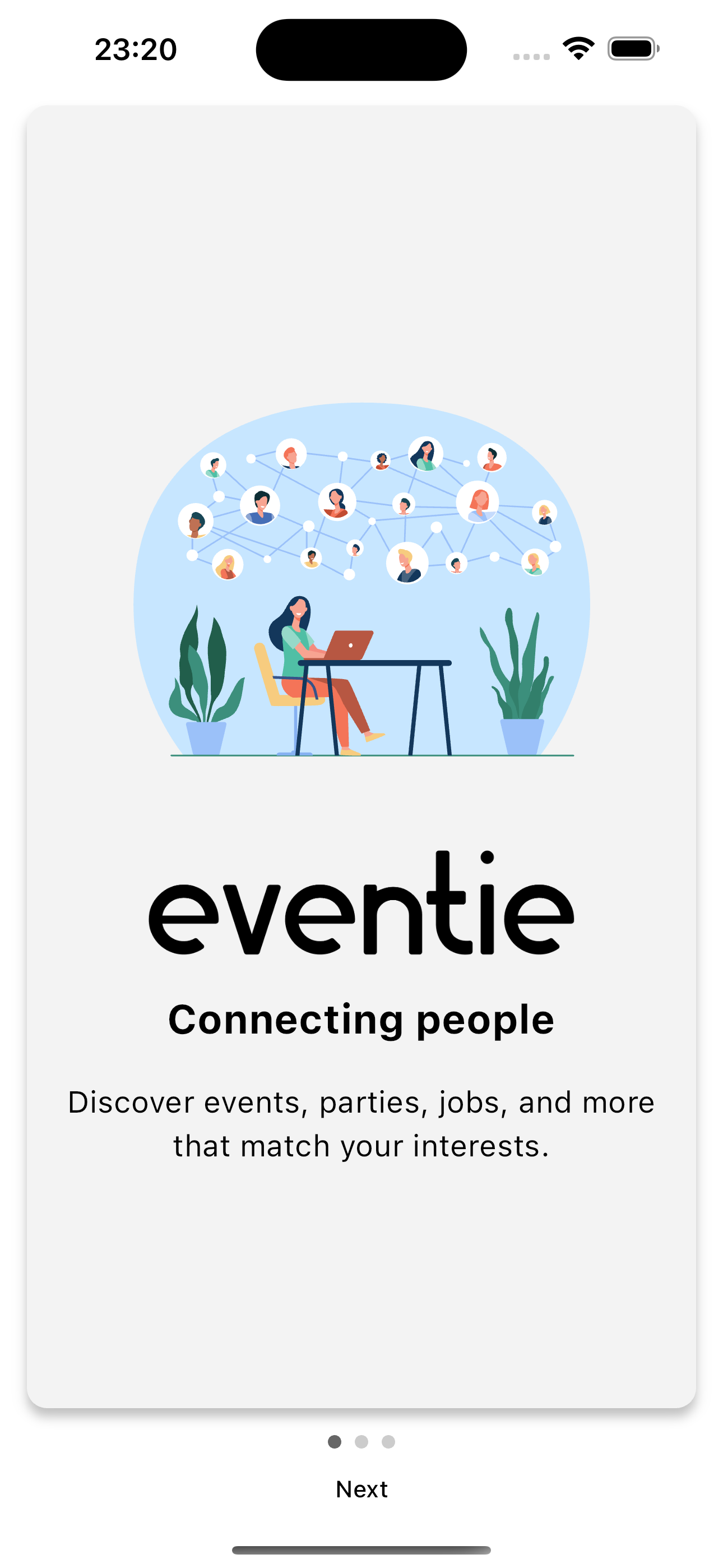 Eventie App Screenshot 1